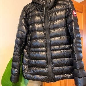 Canada Goose Shiny Black Puffer Jacket
